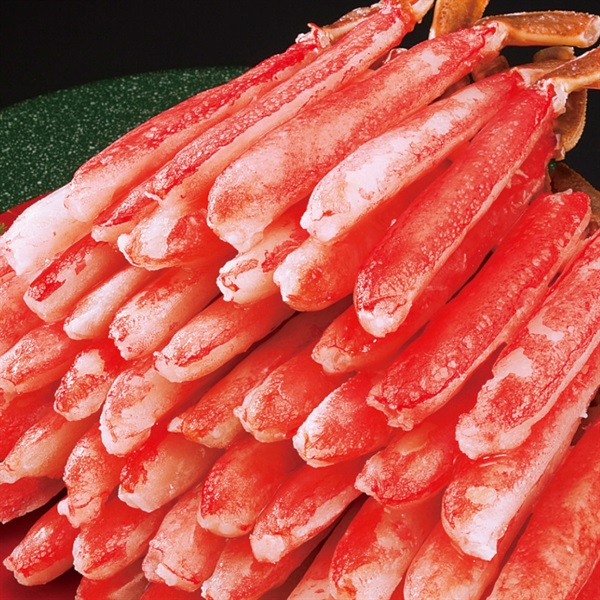 ごちそうグルメ 3L～4L生冷ずわいがに脚むき身 1kg　お得な2セット(No.00115)