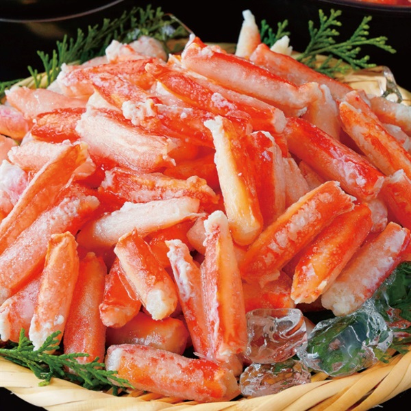 ごちそうグルメ 【送料無料】訳ありボイルずわいがに棒肉 １㎏　お得な2セット ■(No.0014)