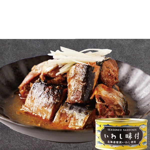 ごちそうグルメ 【送料無料】北海道産いわし味付　24缶 ■(No.0074)