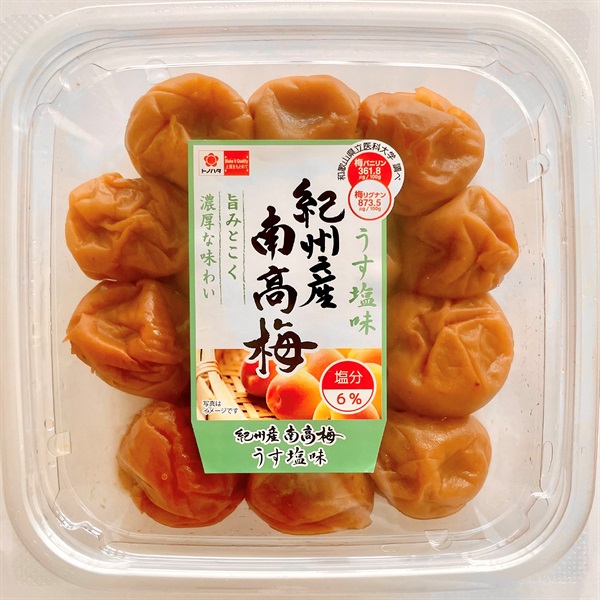 紀州南高梅　塩分6％　こくの梅　3.2kg（400g×8P）