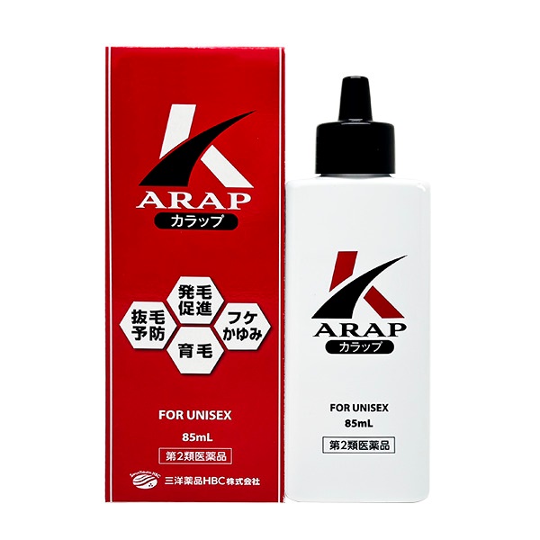 【第2類医薬品】発毛促進剤 カラップ KARAP 85mL/本（約30日分）育毛 抜毛予防 フケかゆみ  　