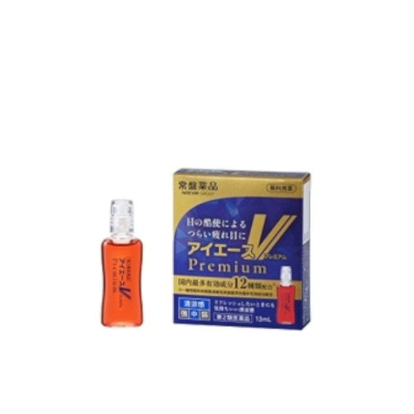 【目薬：目の酷使によるつらい疲れ目に】アイエースVプレミアム 13ｍL（第2類医薬品）