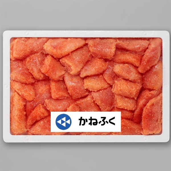 かねふく無着色辛子明太子切れ子 明太からし高菜付き 2kg