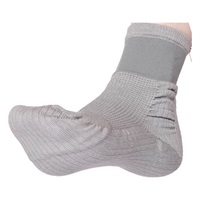 靴下 ウォーキングくつ下 ブラック 24.5～26cm 1足