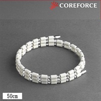 磁気健康雑貨 コアフォースループ ホワイト K14ゴールド 50cm