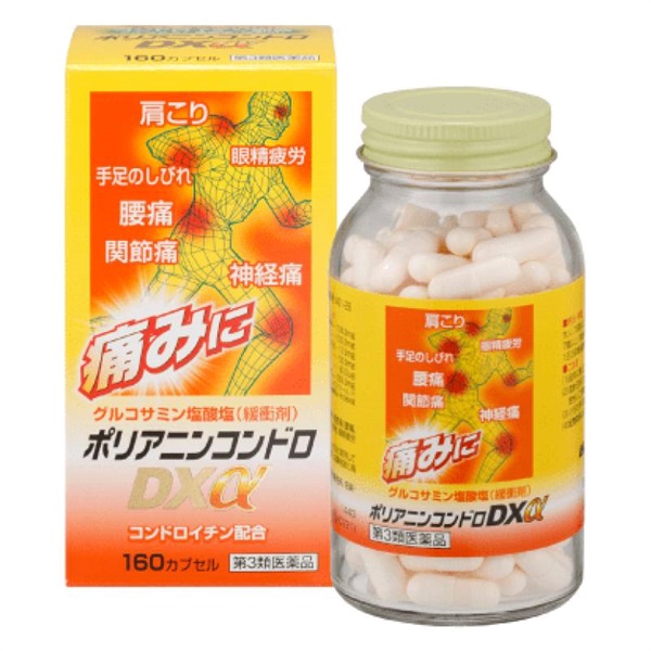 【第3類医薬品】ビタミン製剤 ポリアニンコンドロDX α 160錠