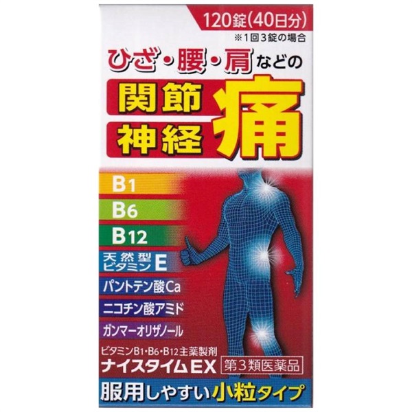 【第3類医薬品】ビタミン製剤 ナイスタイムEX 120錠