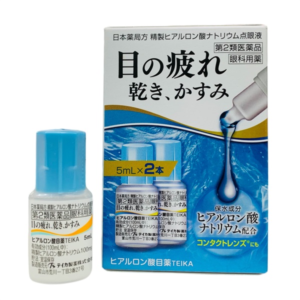 【第2類医薬品】目薬 ヒアルロン酸目薬TEIKA 5mL×2本