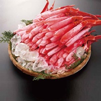 7L北海道産お刺身用極太紅ずわいがに脚(むき身)1kg