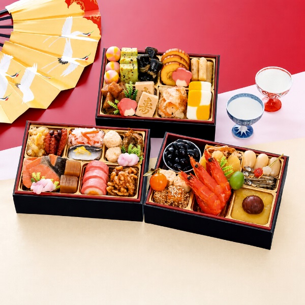 千賀屋謹製「金千華(きんせんか)」和風三段重(33品目約2～3人前)