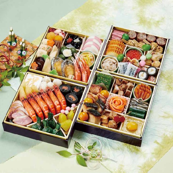京菜味のむら「朱雀(すじゃく)」四段重(52品目約5～6人前)