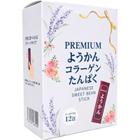 スティック羊羹 プレミアムようかん コラーゲンたんぱく(12包)