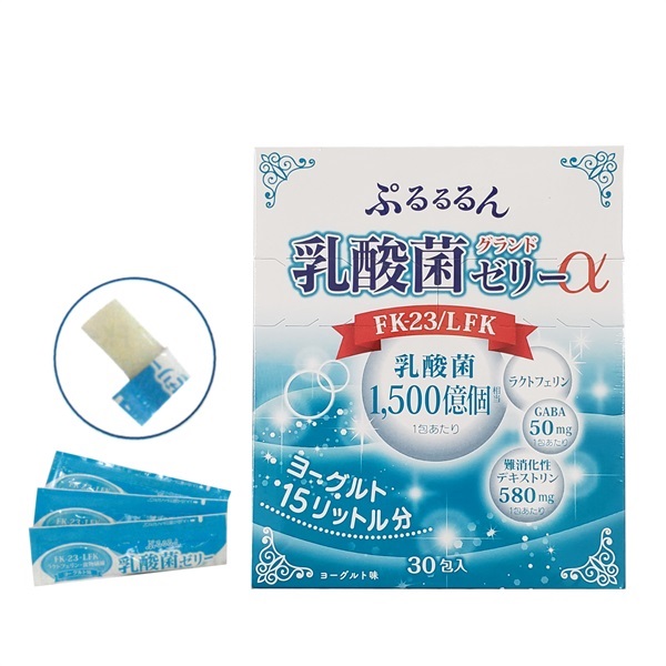 ぷるるるん乳酸菌グランドゼリーα  小口24入り ぷるるるん乳酸菌グランドゼリーα 1本1400億個の乳酸菌！【ﾌｼﾞｵｶ薬品】