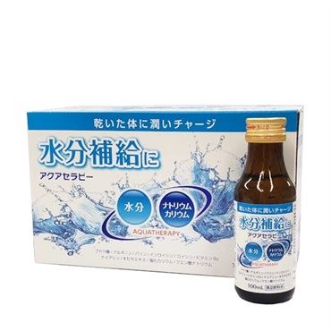 暑い季節の水分補給に アクアセラピー 100mL×10本