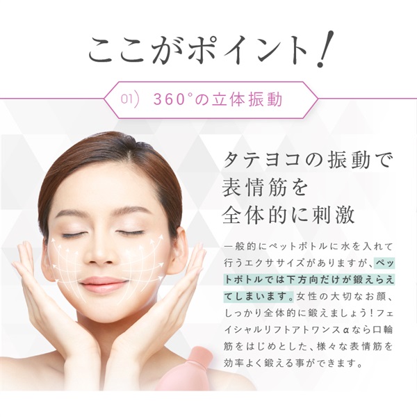 表情筋トレーニング フェイシャルリフトアトワンスα ビギナーズセット
