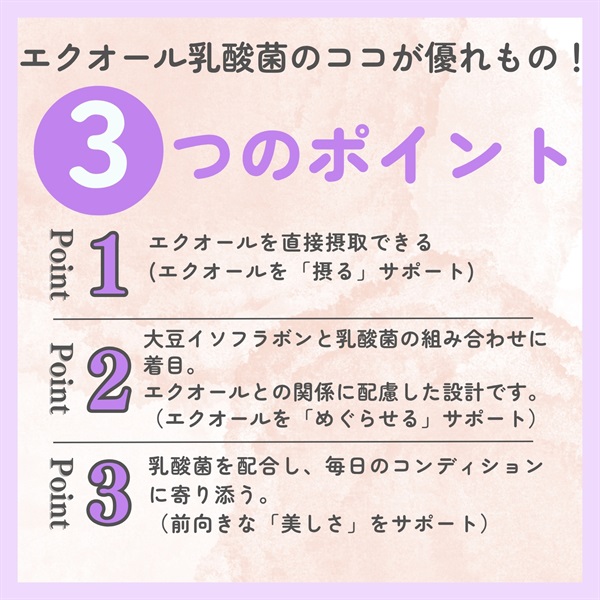 フェムケアサプリ エクオール+イソフラボン三洋 1ヶ月分